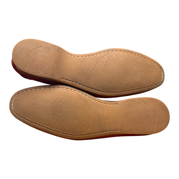 KENNETH COLE New York Nolan Penny Loafer Men\'s 10.5 Rust Suede Comfort